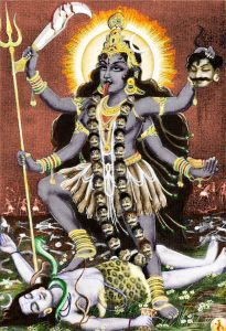 Kali vertolkt de mentaliteit en het gemoed van de Babylonische machtselite. Zie het IJzeren Tijdperk van Kali.